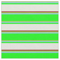 Vert, bleu ciel, citron vert, beige et rouge foncé