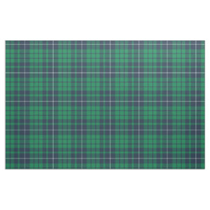 Tissu Vert bleu écossais Tartan Plaid Motif