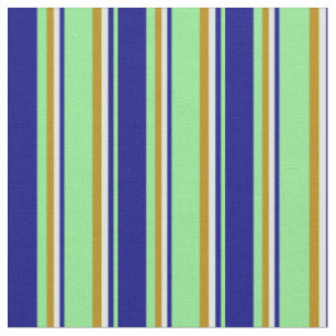 Tissu Vert clair, Bleu, Cyan clair et Goldenrod foncé