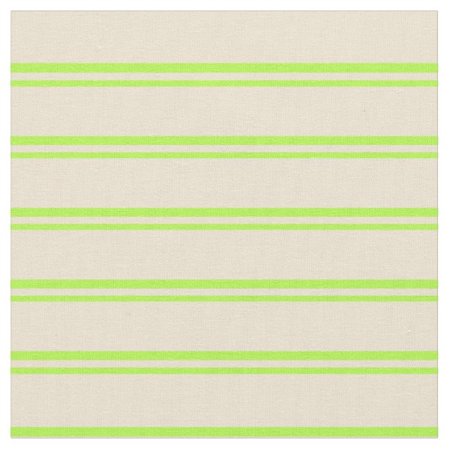 Tissu Vert clair et Motif rayé beige (Fermer)