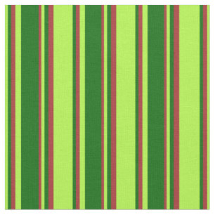 Tissu Vert clair, vert foncé et Brown