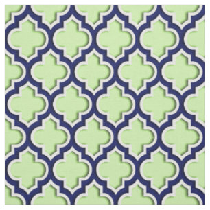 Tissu Vert de pistache, Marocain Quatrefoil #5DS de