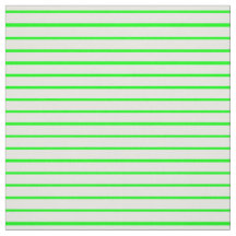 Tissu vert et blanc au néon de rayure