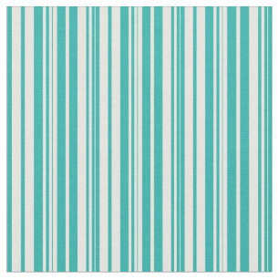 Tissu Vert et blanc de la mer clair