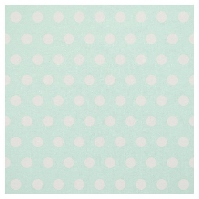 tissu vert et blanc en bon état de pois (Échantillon)