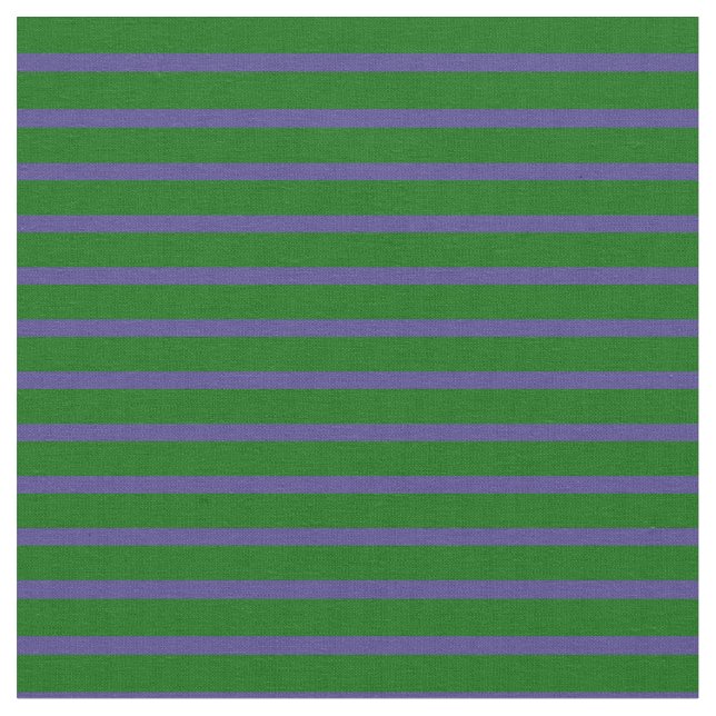 Tissu Vert foncé et Ardoise foncée Bleu rayures de coule (Fermer)