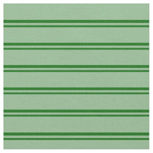 Tissu Vert foncé et vert mer foncé Motif rayé