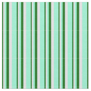 Tissu Vert foncé, Lavande et Aquamarine couleur