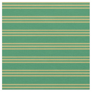Tissu Vert mer et kaki foncé Motif rayé/à lisses