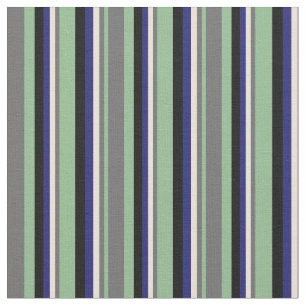 Tissu Vert mer foncée, Gris, Bisque, Bleu de minuit, Noi