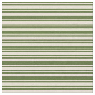 Tissu Vert olive foncé et Motif de couleur bisque