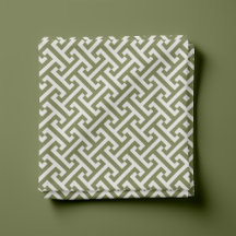 Vert olive Motif à la grecque