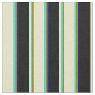 Tissu Vert, Turquoise, Bleu clair, Noir, Bleu foncé