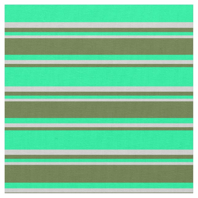 Tissu Vert, vert foncé et gris clair (Fermer)