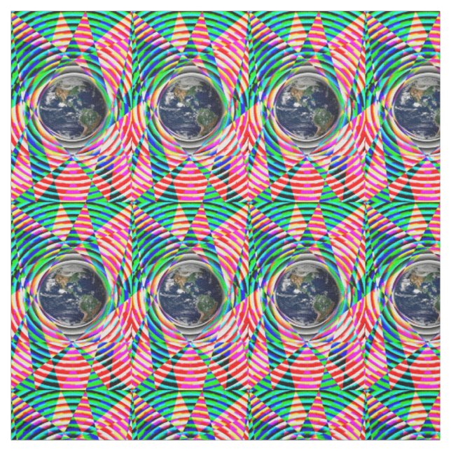 Tissu Vibes de la Terre par Kenneth Yoncich (Échantillon)