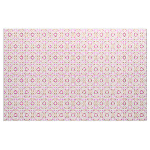 Tissu Vibrant rose automne Brown répétition étoile Motif