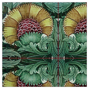 Tissu Vieille conception victorienne botanique pour des