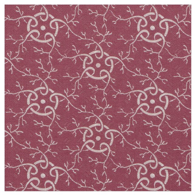 Tissu Vignes et anneaux 1920 (Fermer)