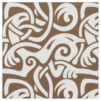 Tissu Viking Celtic Intertwining Motif animal