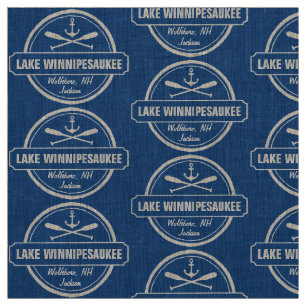 Tissu Ville faite sur commande de Winnipesaukee NH de