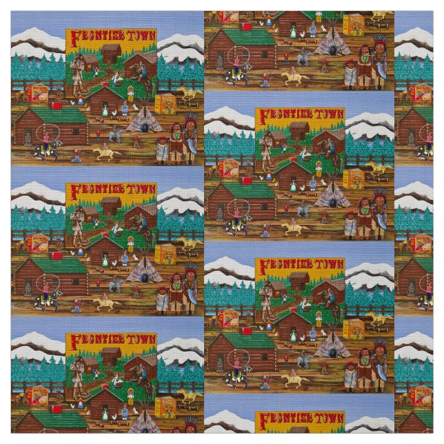 Tissu Ville Frontière (Échantillon)