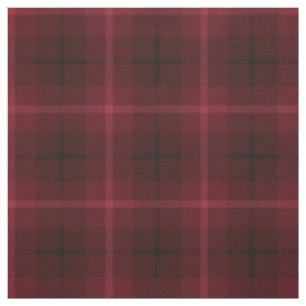 Tissu Vin rouge-foncé, plaid noir/blanc de prune rouge,