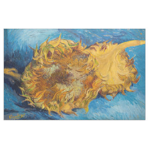 Tissu Vincent van Gogh - Deux tournesols coupés