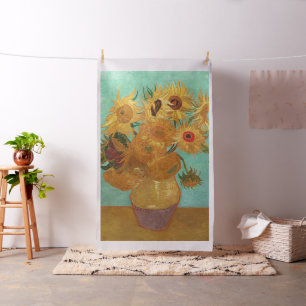 Tissu Vincent Van Gogh Douze Tournesols Dans Un Vase