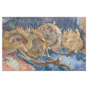 Tissu Vincent van Gogh - Fleurs de soleil coupées en qua