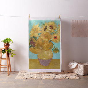 Tissu Vincent Van Gogh - Vase avec douze tournesols