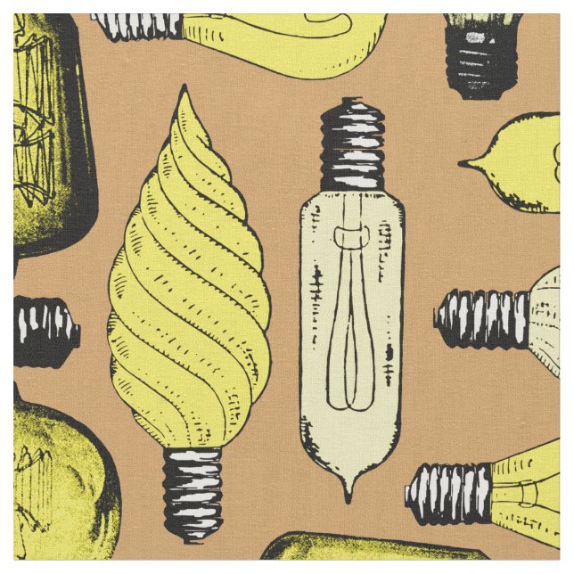 tissu vintage d'ampoule (Fermer)