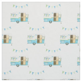 Tissu vintage de campeur