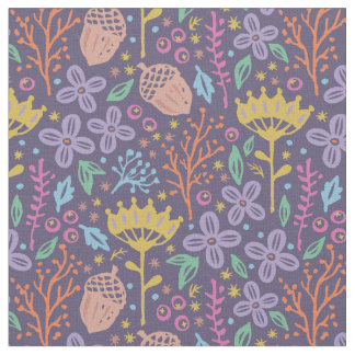Tissu Vintage floral pattern in boho style.