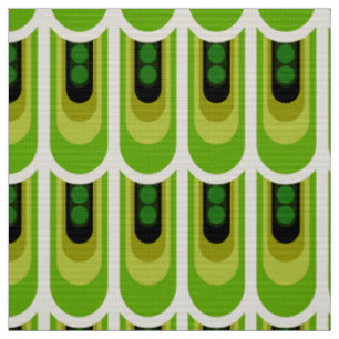 Tissu Vintage Mid-Century Moderne 60s les années 70 tis
