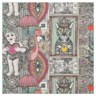 Tissu vintage valentine kitsch