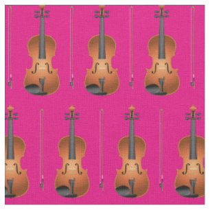 Tissu Viola Music Musicien Salle Décor rose
