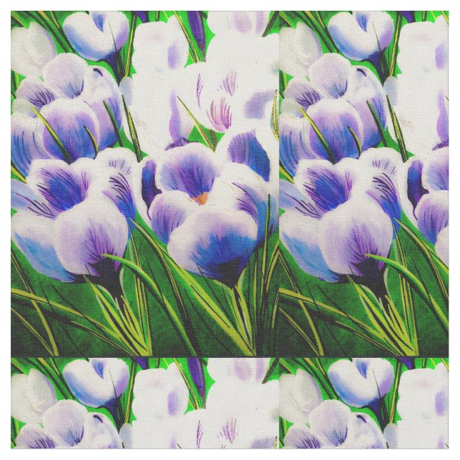Tissu Violet Crocus (Fermer)