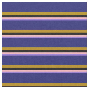 Tissu Violet, rose clair, noir, or foncé & bleu