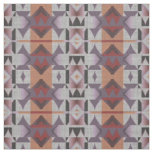 Tissu Violet rose-rose-orange-gris-rouge