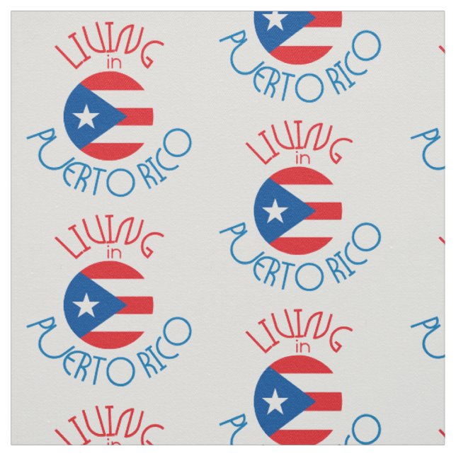 Tissu Vivre à Porto Rico (Échantillon)