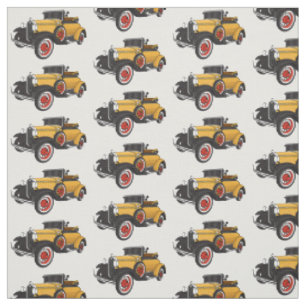 Tissu Voiture jaune classique 1931