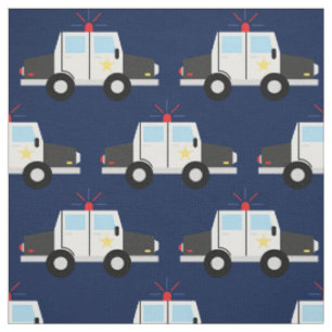 Tissu Voitures de police Véhicules pour enfants petits G