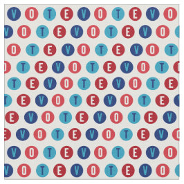 Tissu Vote 2020 mod dots blanc