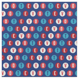 Tissu Vote 2020 Mod dots navy