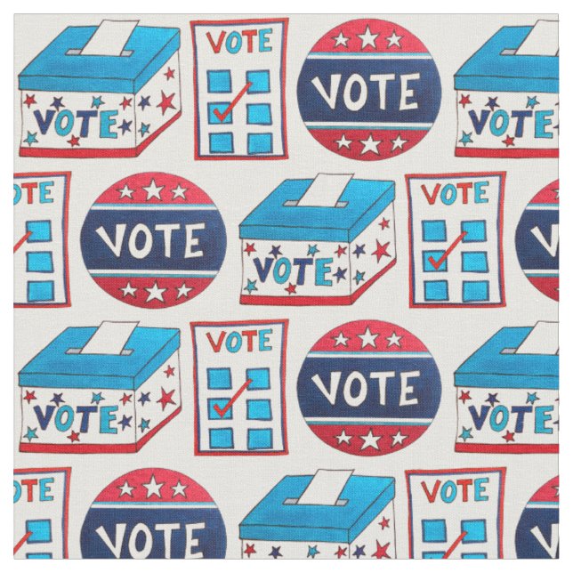 Tissu VOTE Novembre 2020 Election Day USA Voting (Fermer)
