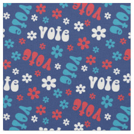 Tissu vote Super marine motif