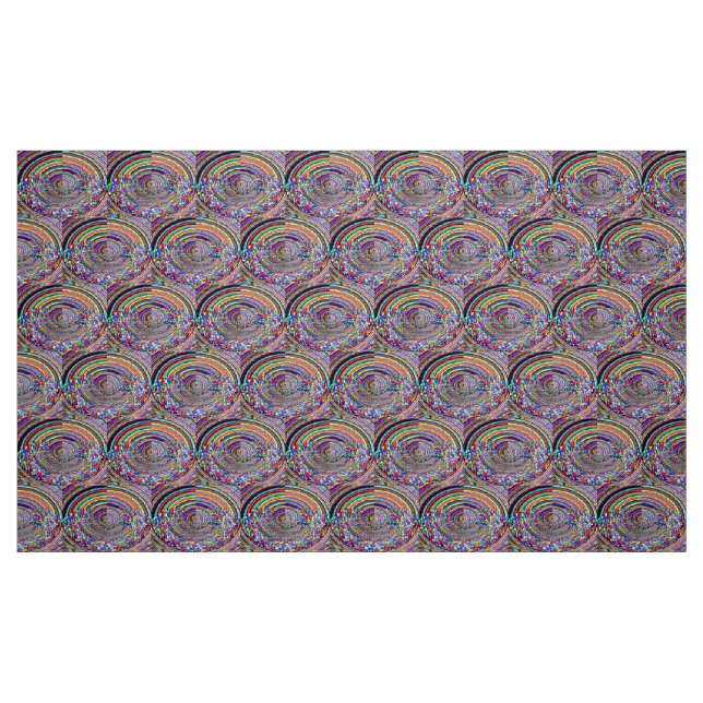 Tissu Voyage psychédélique (Fat Quarter)