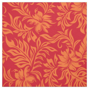Tissu Waikiki Hibiscus Hawaiian Pareau Floral