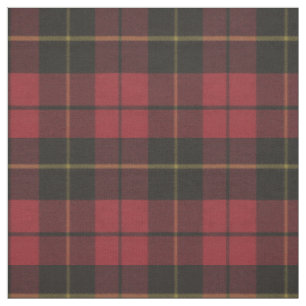 Tissu Wallace Red Patiné Original Tartan écossais