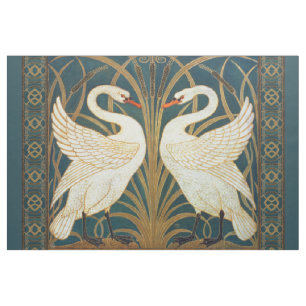 Tissu Walter Crane Swan
